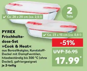 Kaufland PYREX Frischhalte- dose-Set Cook & Heat Angebot