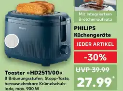 Kaufland PHILIPS Toaster HD2511/00 Angebot