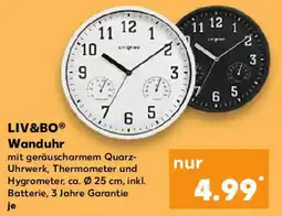 Kaufland LIV&BO Wanduhr Angebot