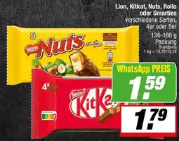 L. STROETMANN GROSSMARKT Lion, Kitkat, Nuts, Rollo oder Smarties Angebot