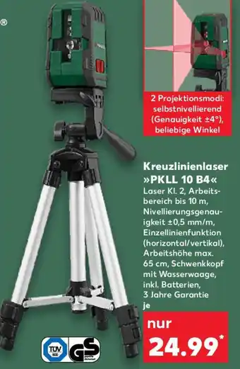 Kaufland PARKSIDE Kreuzlinienlaser PKLL 10 B4 Angebot