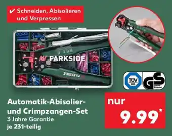 Kaufland PARKSIDE Automatik-Abisolier- und Crimpzangen-Set Angebot