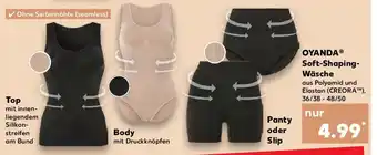 Kaufland OYANDA Soft-Shaping- Wäsche Angebot