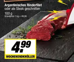 L. STROETMANN GROSSMARKT Argentinisches Rinderfilet oder als Steak geschnitten Angebot