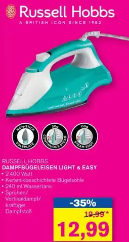 KODi Russell Hobbs DAMPFBÜGELEISEN LIGHT & EASY Angebot