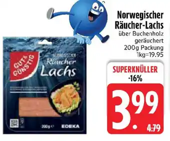 Edeka Norwegischer Räucher-Lachs Angebot