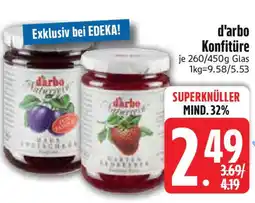 Edeka d'arbo Konfitüre Angebot