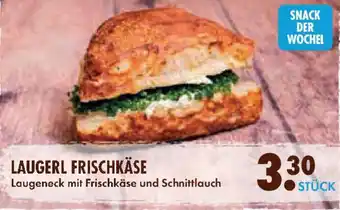 Edeka Laugerl frischkäse Laugeneck mit Frischkäse und Schnittlauch Angebot