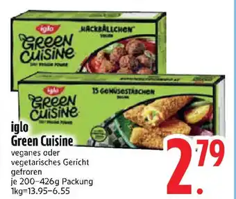 Edeka iglo Green Cuisine Angebot