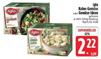 Edeka iglo Rahm-Gemüse oder Gemüse-Ideen Angebot