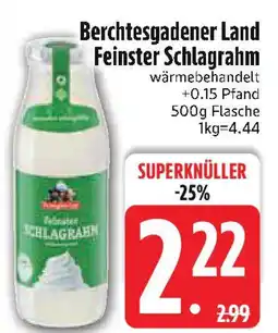 Edeka Berchtesgadener Land Feinster Schlagrahm Angebot