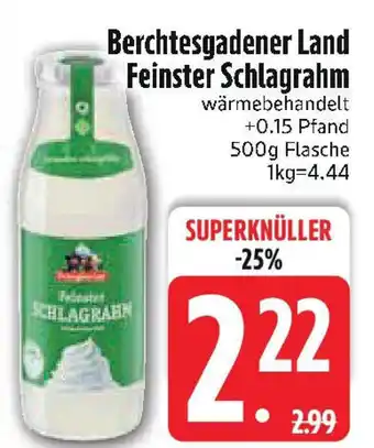 Edeka Berchtesgadener Land Feinster Schlagrahm Angebot