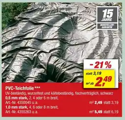 toom Baumarkt PVC-Teichfolie Angebot