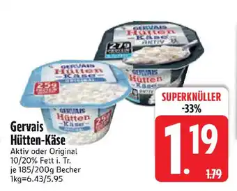 Edeka GERVAIS Hütten Kase Angebot