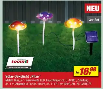 toom Baumarkt Solar-Dekolicht,,Pilze" Angebot