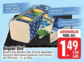 Edeka Bergader Käse Angebot