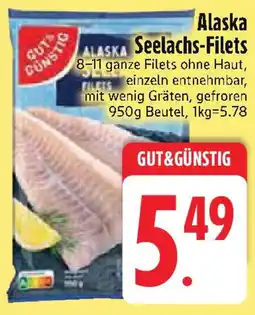 Edeka ALASKA Seelachs-Filets Angebot