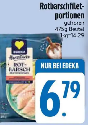 Edeka Rotbarschfilet- portionen Angebot