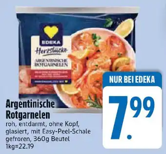 Edeka EDEKA Argentinische Rotgarnelen Angebot