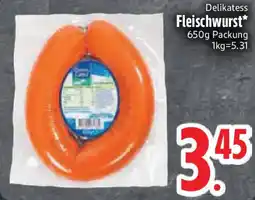 Edeka Delikatess Fleischwurst Angebot