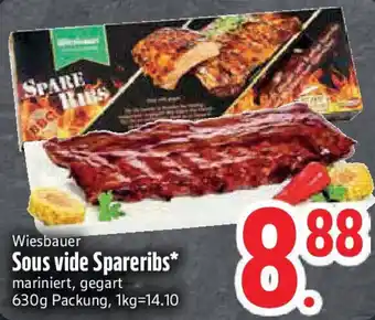 Edeka Wiesbauer Sous vide Spareribs Angebot