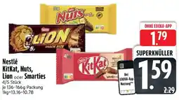 Edeka Nestlé KitKat, Nuts, Lion oder Smarties Angebot