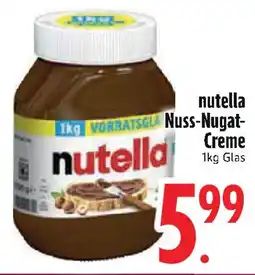 Edeka nutella Nuss-Nugat- Creme Angebot