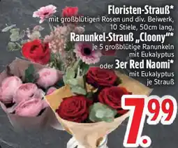 Edeka Floristen-Strauß Ranunkel-Strauß,,Cloony" oder Ber Red Naomi Angebot