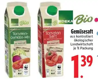 Edeka Bio Gemüsesaft Angebot