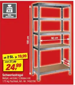 toom Baumarkt Schwerlastregal Angebot