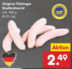 Netto Marken-Discount Original Thüringer Rostbratwurst Angebot