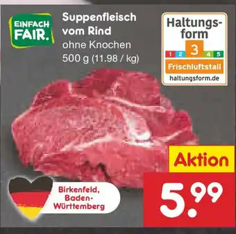 Netto Marken-Discount Suppenfleisch vom Rind Angebot