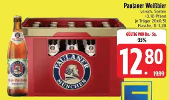 Edeka Paulaner Weißbier Angebot