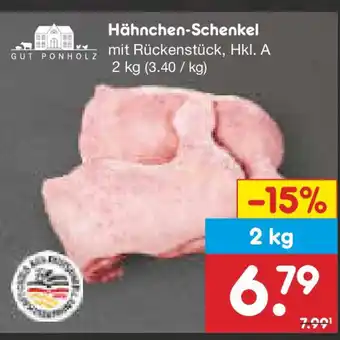 Netto Marken-Discount GUT PONHOLZ Hähnchen-Schenkel Angebot