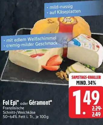 Edeka Fol Epi oder Fol Epi* oder Géramont* Angebot