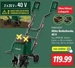 Lidl PARKSIDE Akku-Bodenhacke, 40 V Angebot