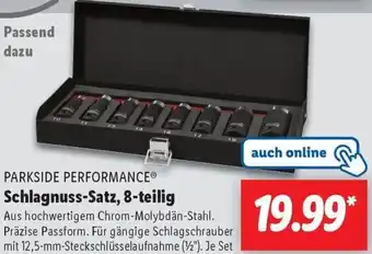 Lidl PARKSIDE PERFORMANCE Schlagnuss-Satz, 8-teilig Angebot