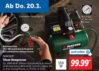 Lidl PARKSIDE Silent-Kompressor Angebot