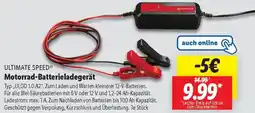 Lidl ULTIMATE SPEED Motorrad-Batterieladegerät Angebot