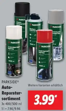 Lidl PARKSIDE Auto Reparatursortiment Angebot