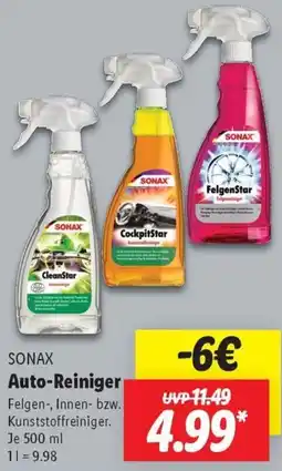 Lidl SONAX Auto-Reiniger Angebot