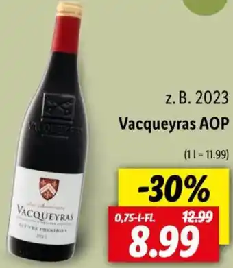 Lidl Vacqueyras AOP Angebot