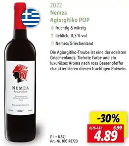 Lidl 2022 Nemea Agiorgitiko POP Angebot