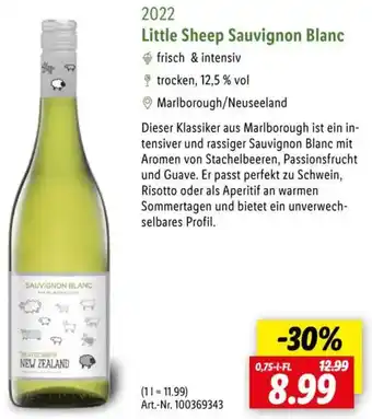 Lidl 2022 Little Sheep Sauvignon Blanc Angebot