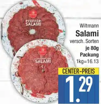 E-Center Wiltmann Salami Angebot