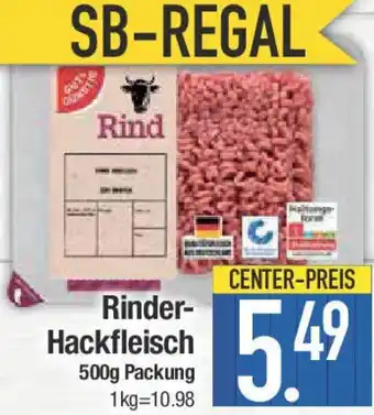 E-Center Rinder Hackfleisch Angebot