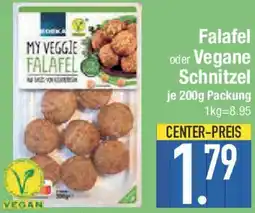 E-Center Edeka Falafel oder Vegane Schnitzel Angebot