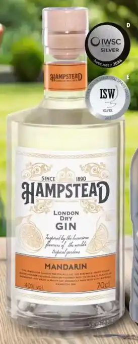 Lidl Hampstead London Dry Gin Mandarin Angebot