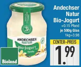 E-Center Andechser Natur Bio-Jogurt Angebot