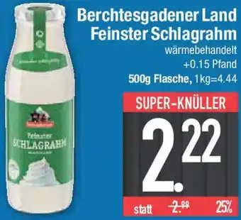 E-Center Berchtesgadener Land Feinster Schlagrahm Angebot